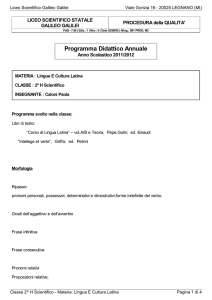 vedi PDF - `Galileo Galilei`