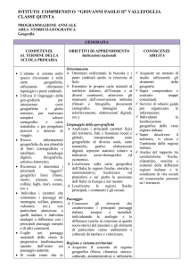 Geografia - ICS Giovanni Paolo II