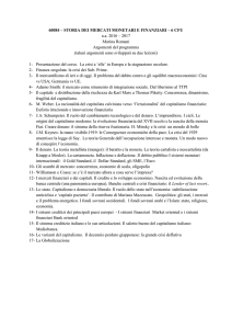 Contenuti dettagliati del programma