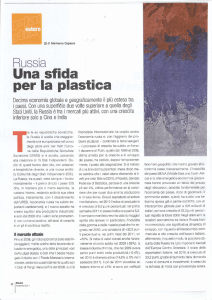Una sfida per la plastica