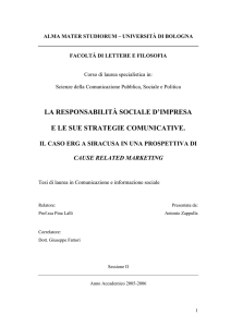 Glossario - Marketing sociale e Comunicazione per la salute