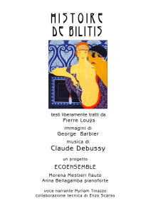 histoire de bilitis ecoensemble
