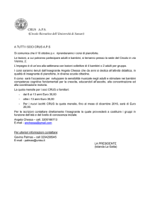 Corso di Pianoforte - Università di Sassari