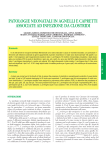 patologie neonatali in agnelli e capretti associate ad