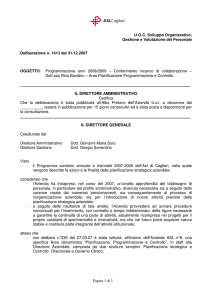 U.O.C. Sviluppo Organizzativo, Gestione e Valutazione del