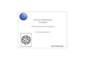 Chimica Sistematica: Pnicogeni