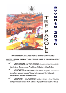 RIFORMA - 13 DICEMBRE : V. De Marco – don Tarcisio
