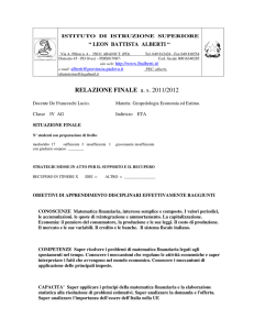 RELAZIONE FINALE as 2011/2012 - Istituto di Istruzione Superiore