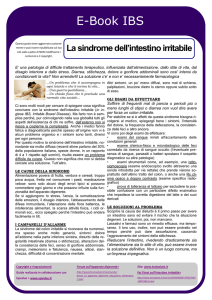 sindrome dell`intestino irritabile