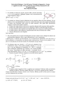 Università di Bologna - Corsi di Laurea Triennale in Ingegneria