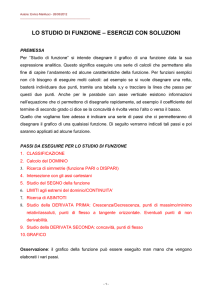 Studio di funzione - Esercizi con soluzioni ()