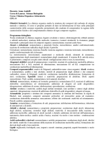 Gruppo 3 - Dipartimento di Biologia