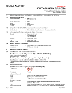 Scheda di sicurezza - Ars