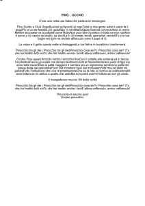 PINO... OCCHIO C`era una volta una fiaba che parlava di menzogne