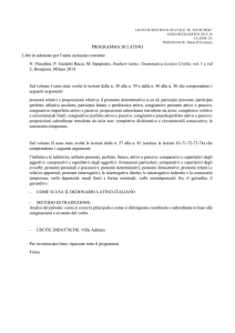 latino 2A - Liceo Touschek