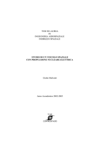 TESI DI LAUREA IN INGEGNERIA AEROSPAZIALE INDIRIZZO