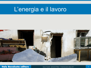 Capitolo 11 - L`energia e le trasformazioni energetiche