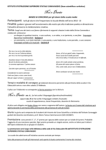 Noi e Dante - Istruzionecaravaggio.it