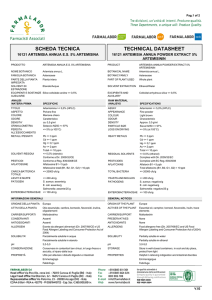 scheda tecnica technical datasheet