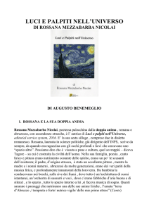 Rossana Mezzabarba Nicolai_Luci e palpiti nell`Universo