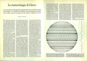 La meteorologia di Giove