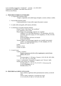 AS 2012-2013 Programma di LATINO svolto dalla classe III sez.C