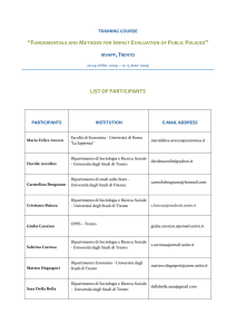 list of participants