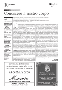 Conoscere il nostro corpo