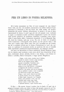 PER UN LIBRO DI POESIA KELIGTOSA