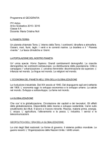 GEOGRAFIA - Istituto Superiore Sorgono