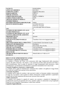 Fisica I- Bivona - UNIPA