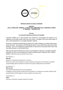 PROPOSTA DIDATTICA SCUOLE SUPERIORI MOSTRA SULLA