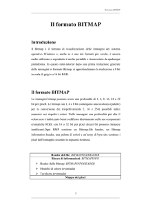 Il formato BITMAP