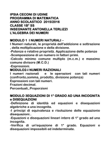 Matematica 1BSS