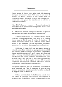 Presentazione Koinos 2-2016 - Istituto Italiano di Psicoanalisi di