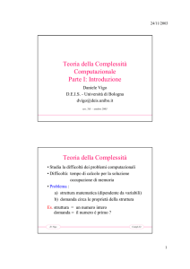 Teoria della complessità
