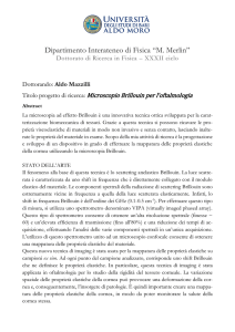 Microscopio Brillouin per l`oftalmologia