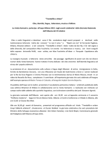 “Trendafile e Arben” Cibo, identità, lingua, letteratura