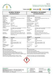 scheda tecnica technical datasheet