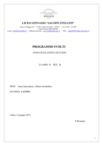 2B - Liceo classico "Jacopo Stellini"