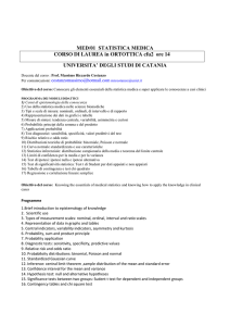 Programma - Medicina Unict