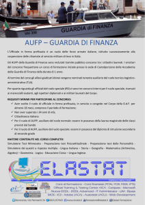 AUFP – GUARDIA DI FINANZA