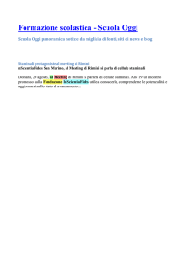 Formazione scolastica - Scuola Oggi