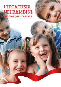 l`ipoacusia nei bambini