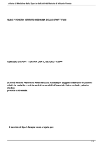 Istituto di Medicina dello Sport e dell`Attività Motoria di Vittorio Veneto