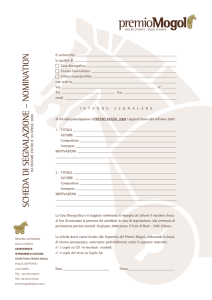 Scheda di segnalazione - nomination [PDF 54 Kb]
