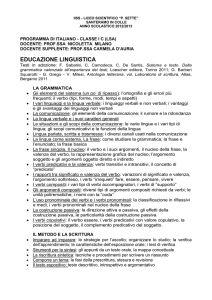 educazione linguistica