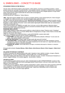 IL SIMBOLISMO – CONCETTI DI BASE