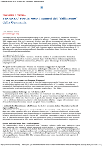 FINANZA/ Fortis: ecco i numeri del "fallimento" della Germania