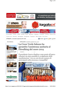 TargatoCn 21 gennaio 2014 - Scuola del Cammino Fitwalking Italia